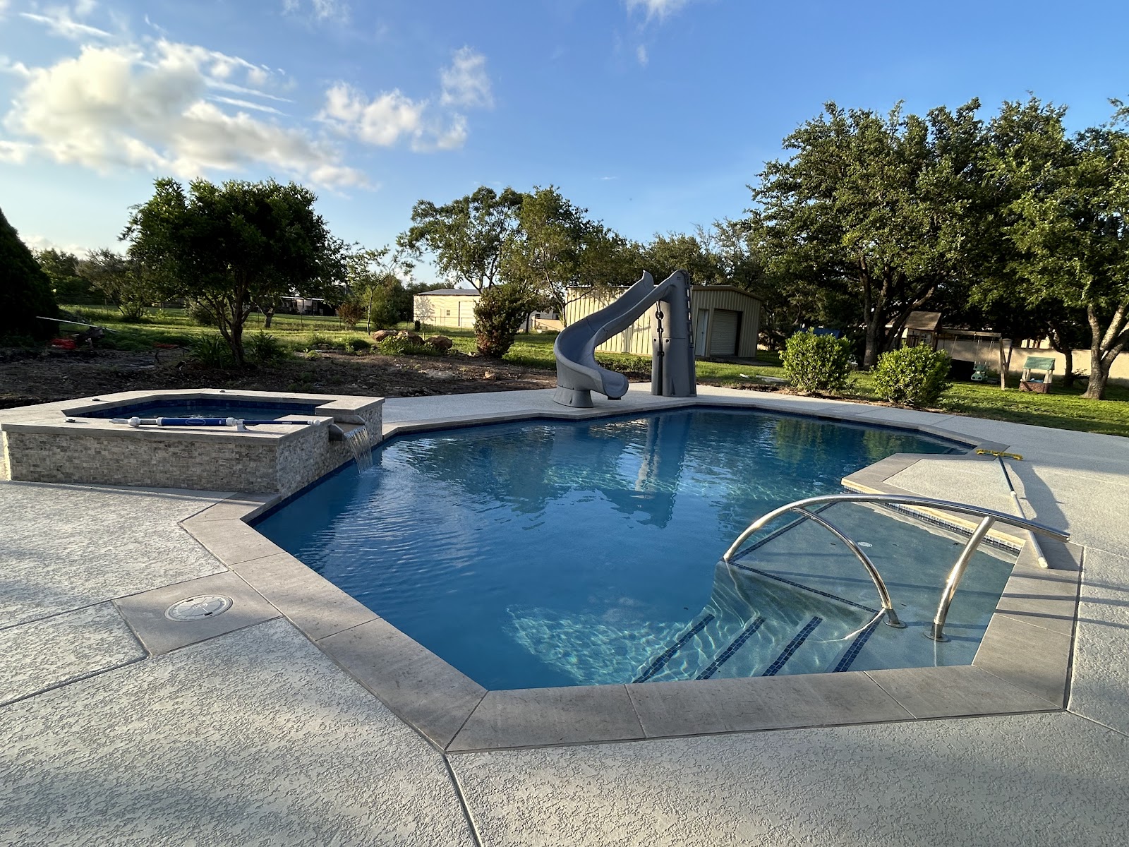 Backyard Spa & Plunge Pool Combo